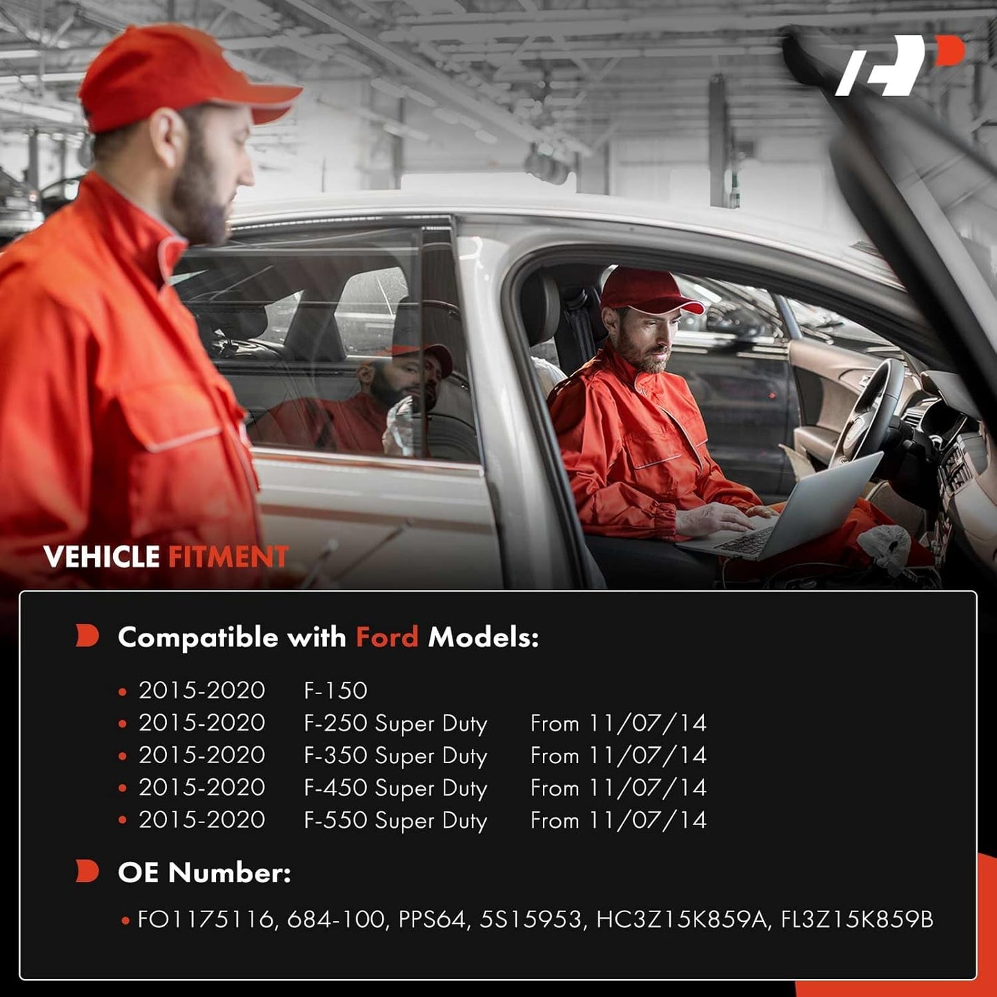 A-Premium PDC Reverse Backup Parking Aid Assist Sensor Compatible with Ford Models - F-150 F150 2015-2020, F-250/F-350/F-450/F-550 Super Duty 2015-2020, Replace# HC3Z15K859A