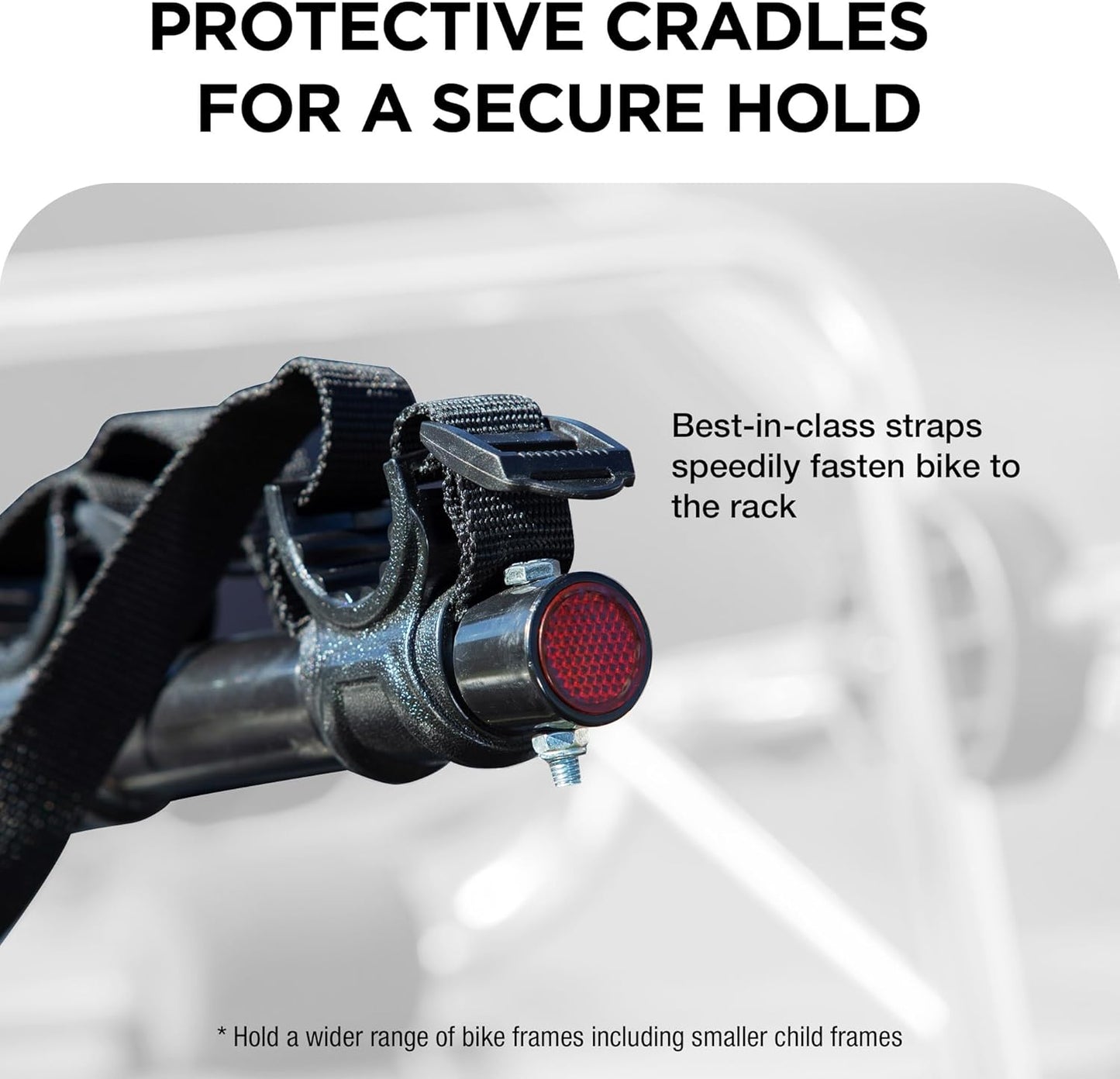 Rockland Aluminum 2-Bike Rack, 70 lbs Capacity, Lightweight Trunk Mount Bike Rack with Hooks and Loops, Fits 2" Receiver for Cars SUVs Minivans