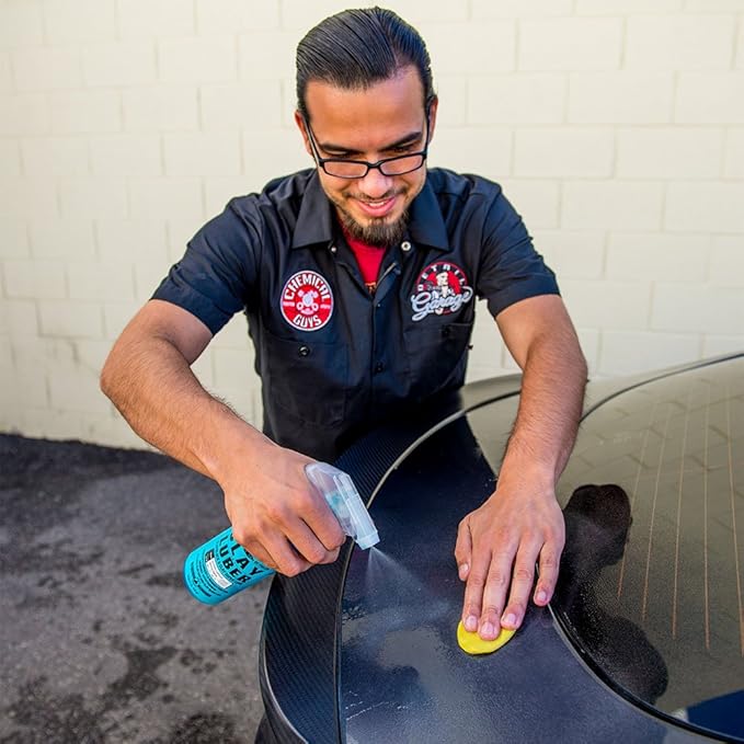 Chemical Guys CLY_113 OG Clay Bar & Lubber Synthetic Lubricant Kit – 16 fl oz, Light/Medium Duty, for Car Lovers, Detailers & Auto Enthusiasts – Essential Car Detailing Kit Accessory, 2 Items, Yellow