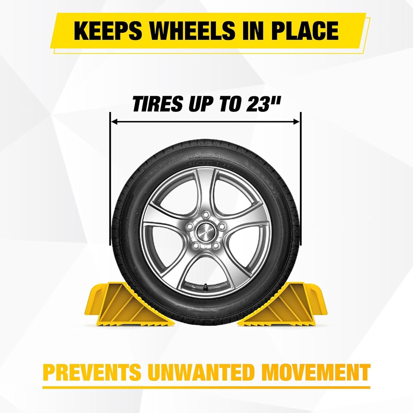 Nilight Trailer Wheel Chocks and Wheel Dock Kit - Prevents Trailer Wheel Sinking, Accessories for Boat Trailer Travel Campers, and RVs