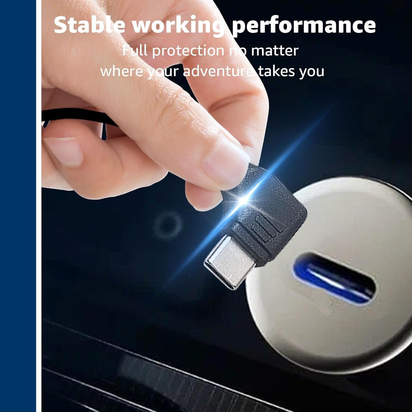 Radar Detector Colied Cord with USB-C to RJ11 Plug Cable 5V-12V Power Cable Compatible with Escort Uniden Radenso XP Beltronics Cobra Whistler 9.8FT Powered for 12V Radar Detectors