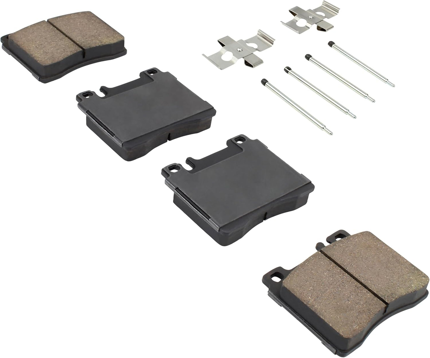 Premium Ceramic Front Brake Pads (1001-0577C) Compatible with 1992-1999 Mercedes-Benz (400SE/400SEL/500SEC/500SEL/600SEC/600SEL/CL500/CL600/S320/S350/S420/S500/S600)