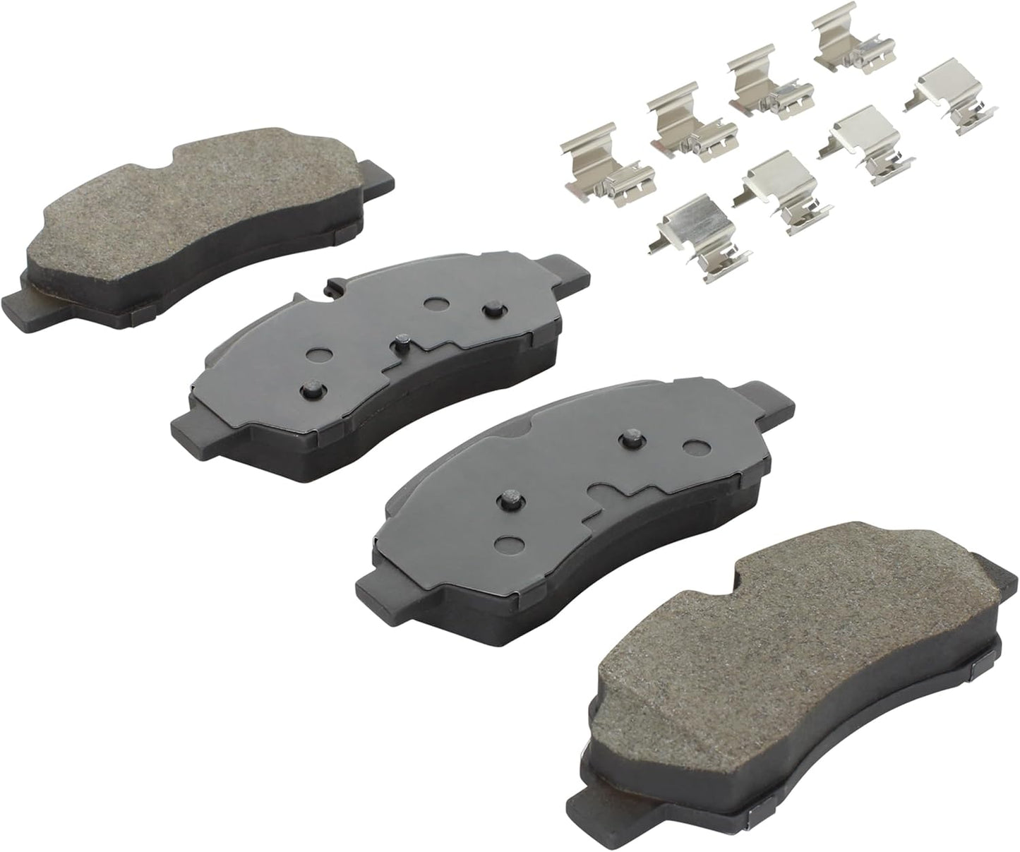 Premium Semi-Metallic Rear Brake Pads (1001-1775M) Compatible with Ford Transit-150 2015-2020, Ford Transit-250 2015-2020, Ford Transit-350 2015-2020, Ford Transit-350 HD 2015-2020