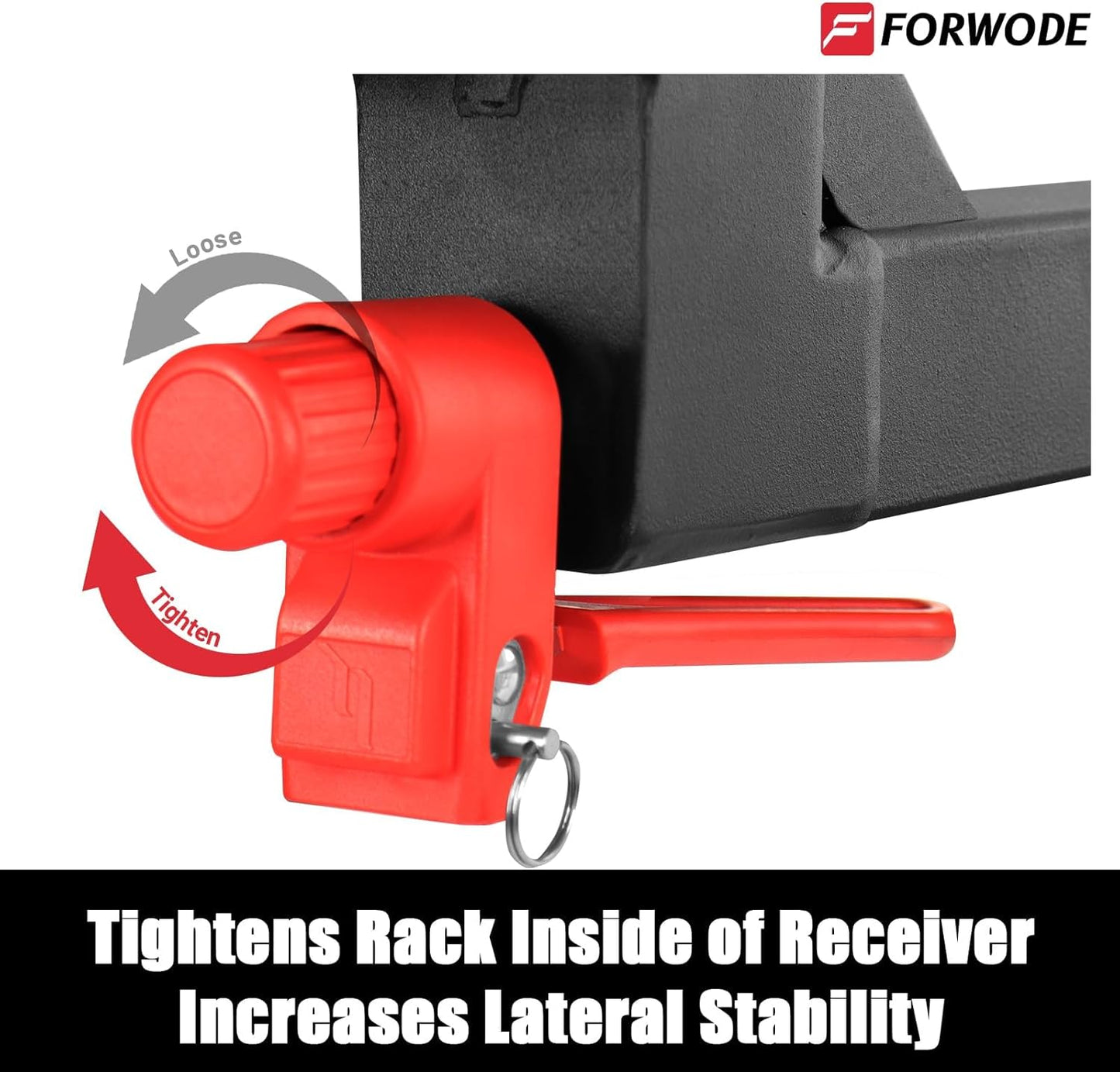 FORWODE Hitch Mount Bike Rack Fits 2 X 80 lbs Bicycle, Platform Bike Rack for Car SUV Truck, Quick Relesed, Foldable Wobble Free, Boat TypeTtire Holder, Locking Hitch, 2 Inch Receiver