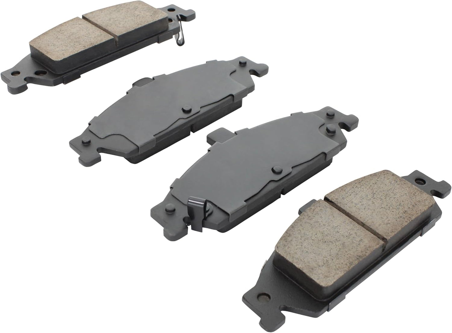 Premium Ceramic Front Brake Pads (1001-0727C) Compatible with Chevrolet Classic 2005-2004, Malibu 2003-1997, Oldsmobile Alero 2004-1999, Cutlass 1999-1997, Pontiac Grand Am 2005-1999