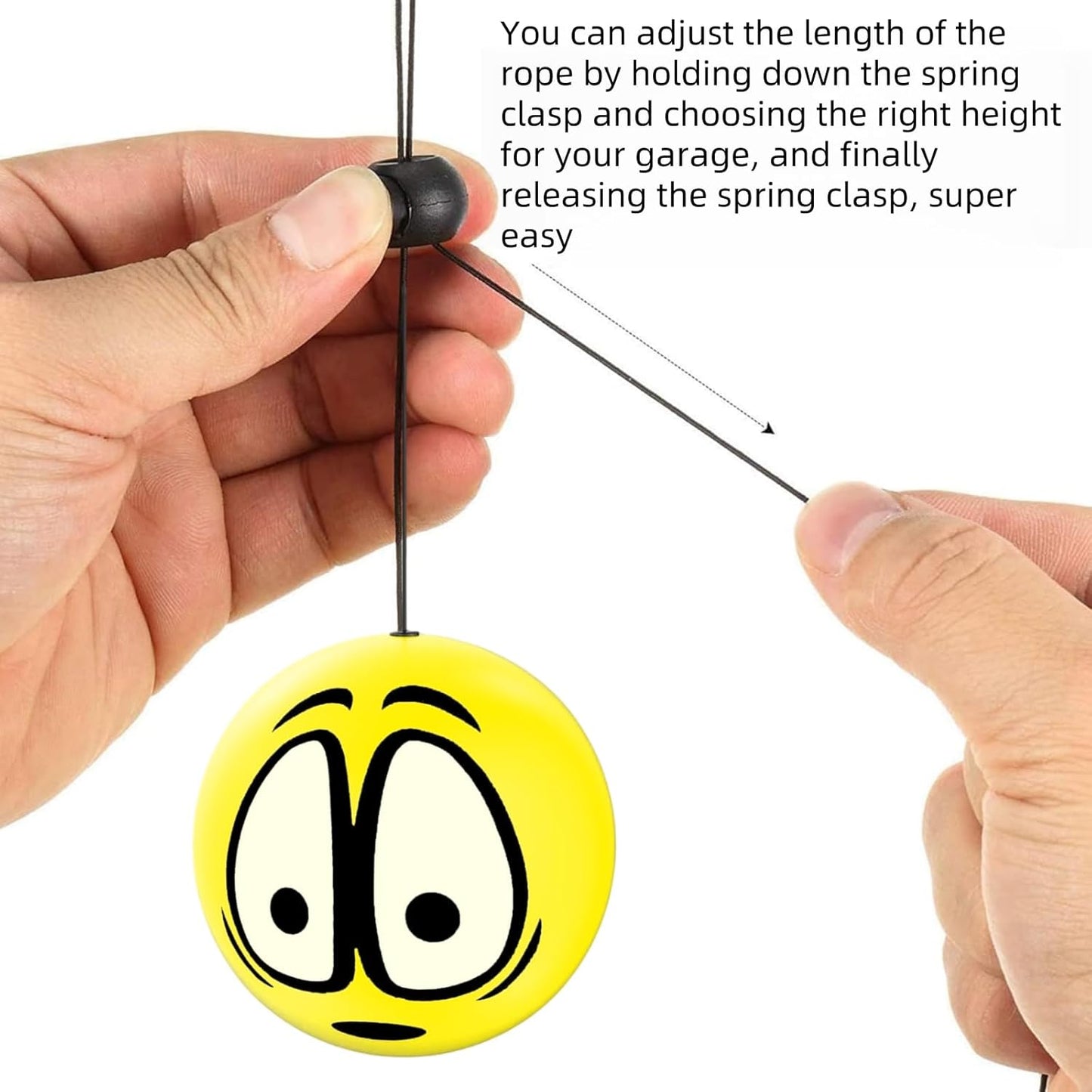 Shudyear Parking Lot Parking Assist Ball Guidance System, Parking Indicator, Parking Assist Ball, Parking Assist Kit, Parking Lot Jam, Perfect Garage Parking Indicator Light (Eye&Smile)