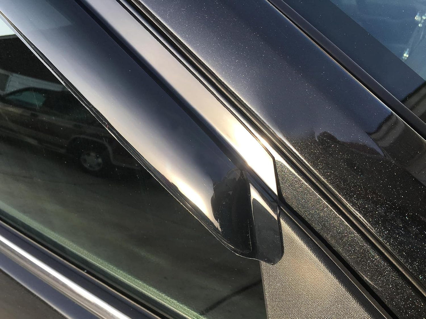 94550 Side Window Visor Wind Deflector, 4pcs Out-Channel Rain Guards Set fit for 2006 Lincoln Zephyr&2007-2012 Lincoln MKZ& 2006-2012 Ford Fusion&2006-2011 Mercury Milan