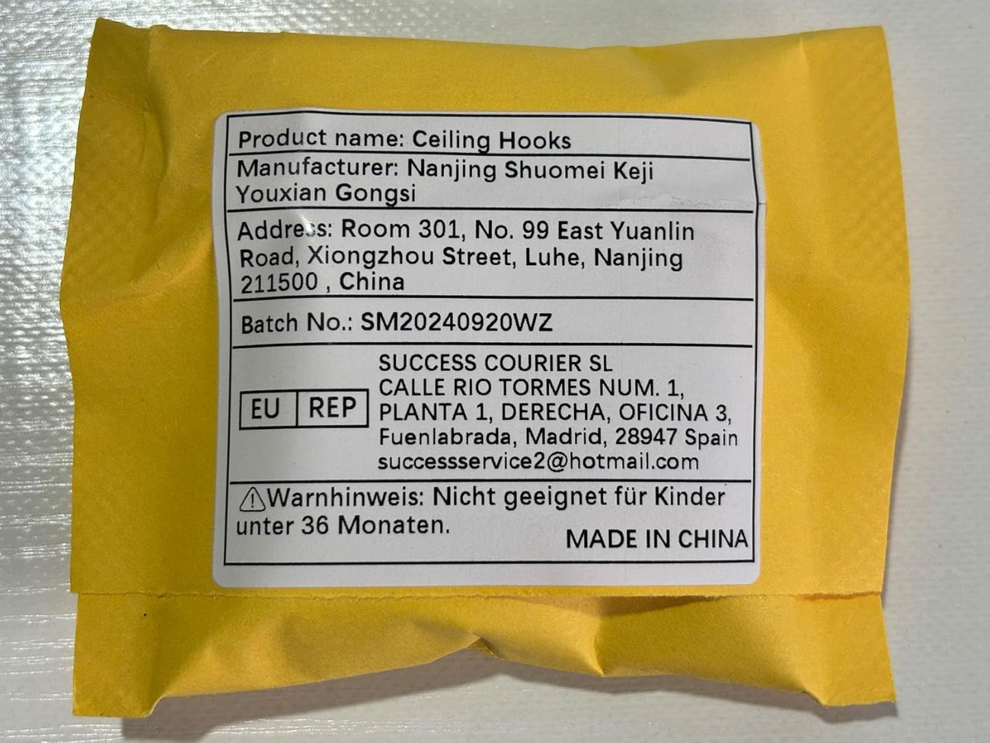 Stainless Steel Ceiling Hooks & Wall Hangers - Heavy Duty M6 Screw Mount, Rust-Proof Anchor Straps for Garage, Outdoor, Storage (4-Pack)