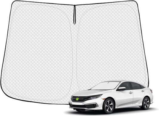 Windshield Sun Shade for 2019-2025 2026 Acura RDX Accessories Thicken 6-Layer Front Window Sunshade Cover Sun Visor Protector Foldable Block UV Rays Keep Vehicle Cool