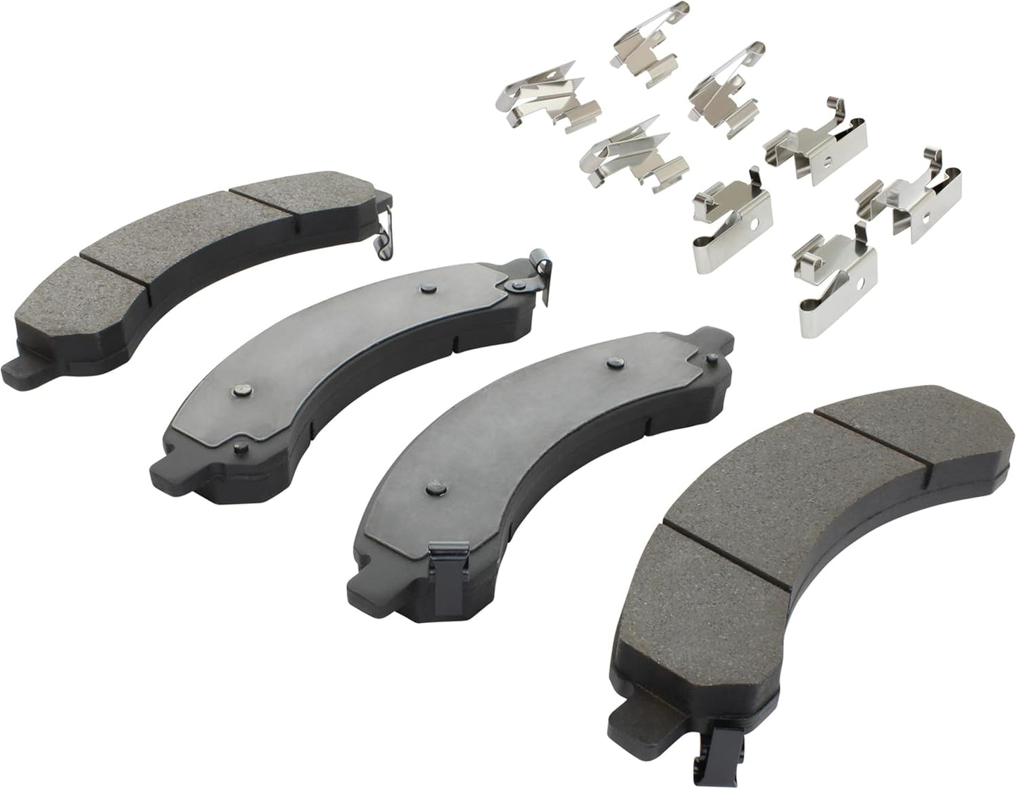 Premium Semi-Metallic Rear Brake Pads (1001-0989M) Compatible with Chevrolet Express 3500 2003-2008, GMC Savana 3500 2003-2008