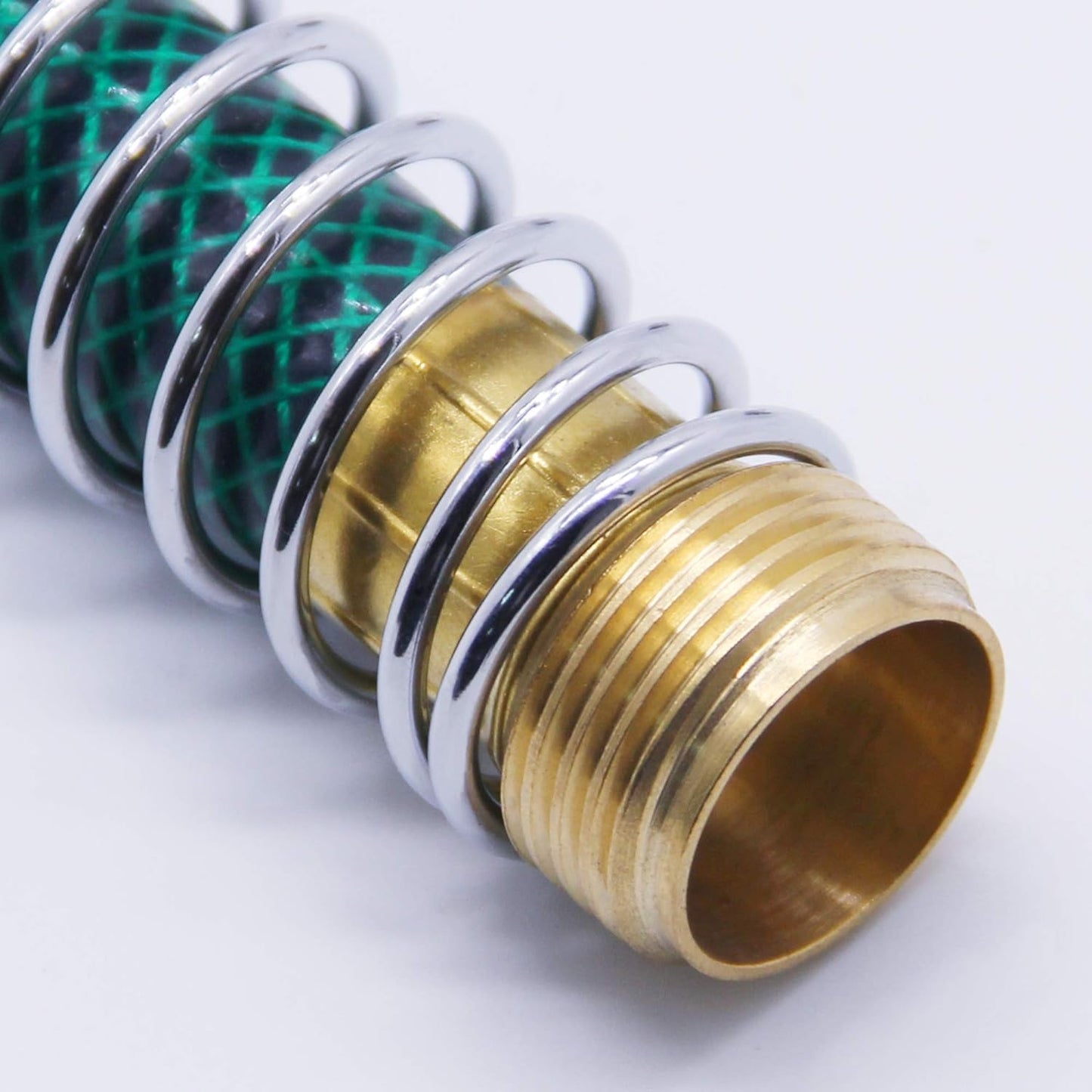 Garden Hose Extension Adapter, Hose Kink Protector with Coil Spring, 4 Pack