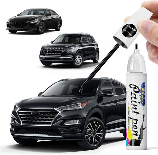 Black Noir (NKA/S3B) Touch Up Paint Compatible with Hyundai, DIY Car Paint Scratch Repair, Automotive Paints, Quick & Easy Fix Scratch Repair for Tucson/Elantra/Venue/Santa Fe/Ioniq