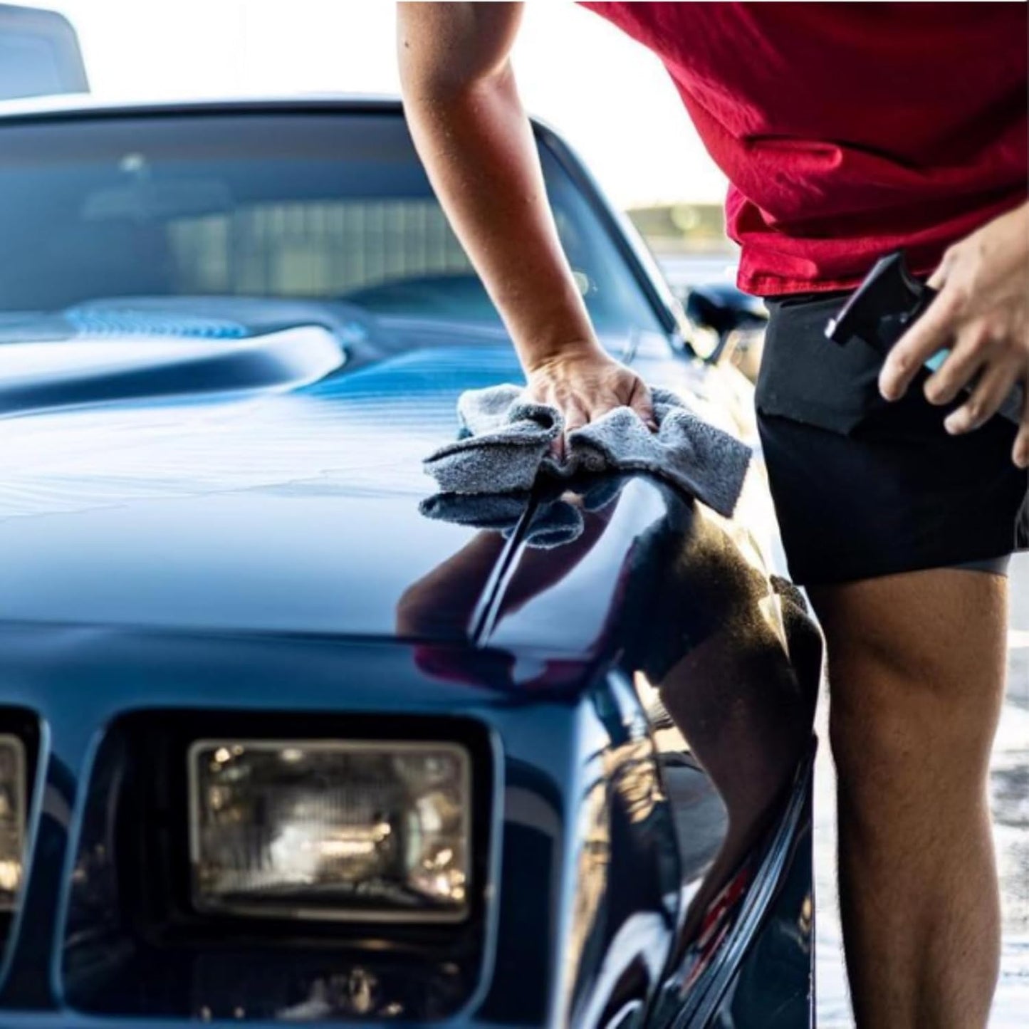 Microfiber Cleaning Cloth - The Gray Beast Towels, Streak-Free Cleaning Rags for Car Wash and Housekeeping, Ultra-Absorbent with Cut Edges to Avoid Scratches (Pack of 10, 16"x16")