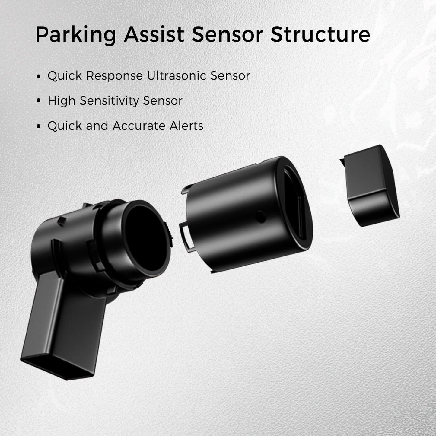 Reverse Backup Parking Assist Sensor Compatible with Select Toyota Models - RAV4 2014-2018 Tacoma 2015-2022 Tundra 2014-2021 Replace# 89341-0C010, 89341-0C020 4pcs