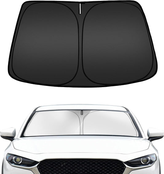 ARISMOTOR Windshield Sun Shade for Mazda CX-30 2019-2025 2026, Custom Fit Foldable Front Window Sunshade Sun Visor Protector, Block UV Rays Keep Your Car Cooler