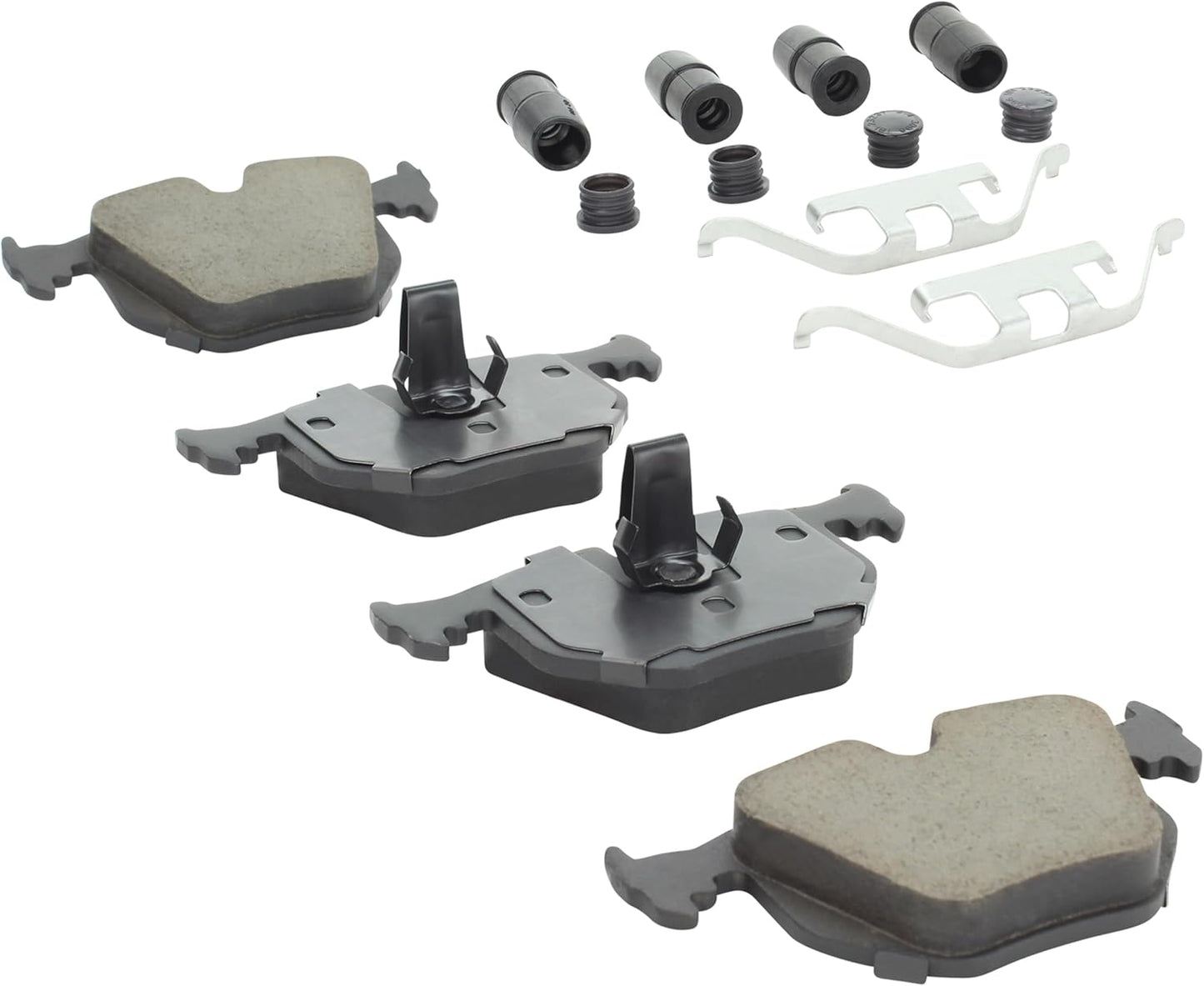 Premium Semi-Metallic Rear Brake Pads (1001-0683M) Compatible with 1991-2010 Bentley/BMW/Land Rover (330Ci/330i/330xi/740i/740iL/750iL/M3/M5/Range Rover/X3/X5/Z4/Z8 & More)