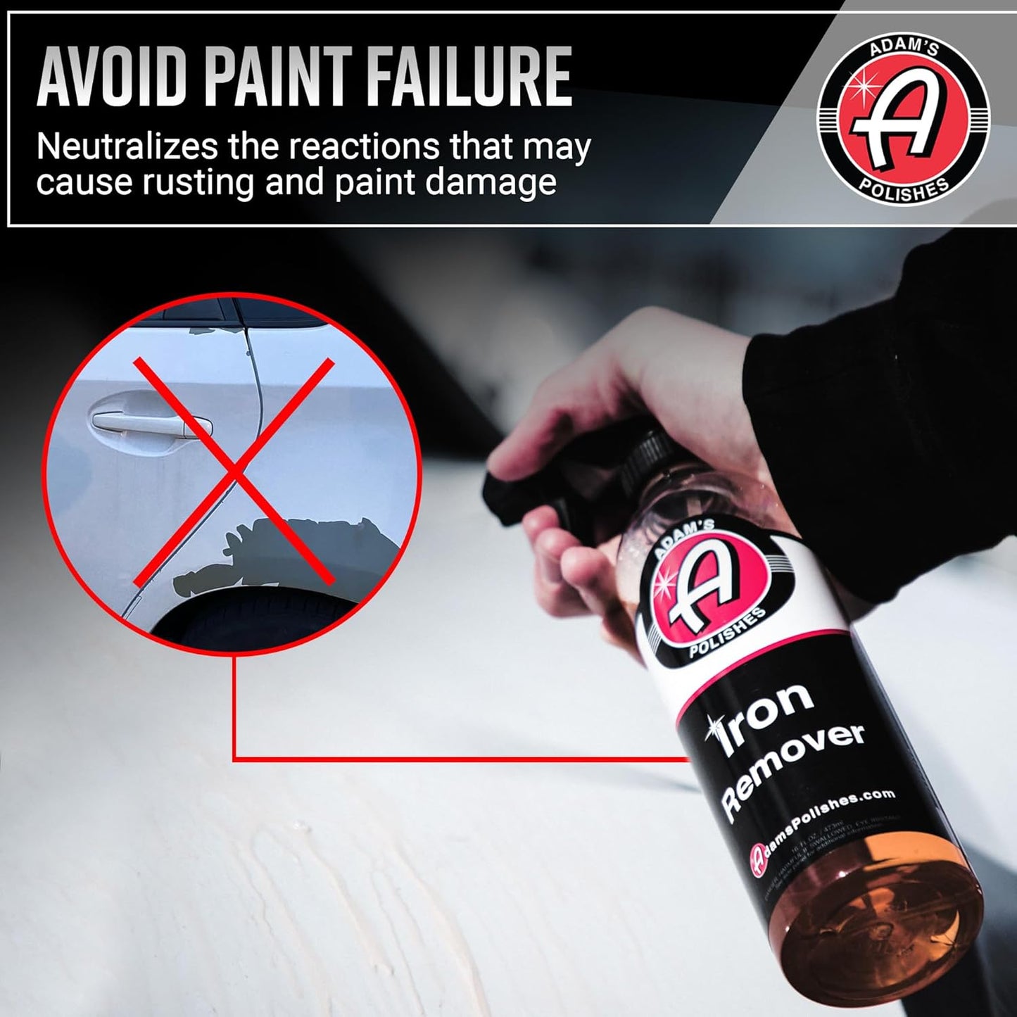 Adam's Iron Remover (5 Gallon) - Iron Out Fallout & Rust Remover Spray for Car Detailing On Automotive, Motorcycle, RV, Boat Paint Wheels or Metal - Use Before Clay Bar, Car Wax or Car Wash