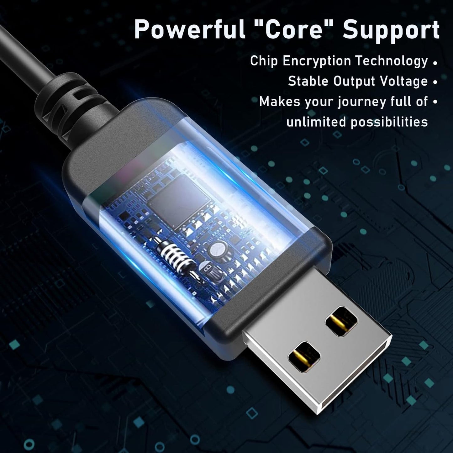 Radar Detector Cable, USB to DC3.5 Plug Cable,for Cobra Whistler Escort Valentine One Uniden Beltronics Radar Detector,Replacement Power Cable for Radar Detectors (DC3.5-3.3ft)