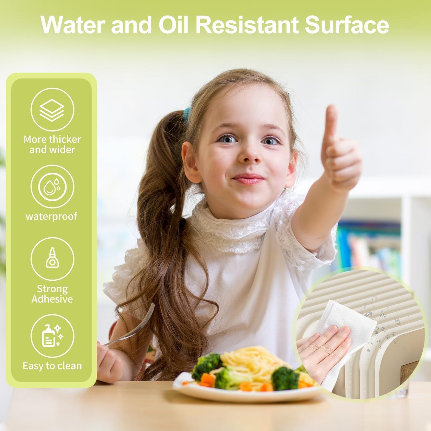 Baby Proofing Wall Corner Protector,Edge Guard Corner Protector,6.56ft Thinken Soft Corner Protectors Pre-Taped Soft Rubber Foam Edge Cushion for Furniture (Coffee Brown, 6.56Ft x 7.8" W x 0.47" Th)