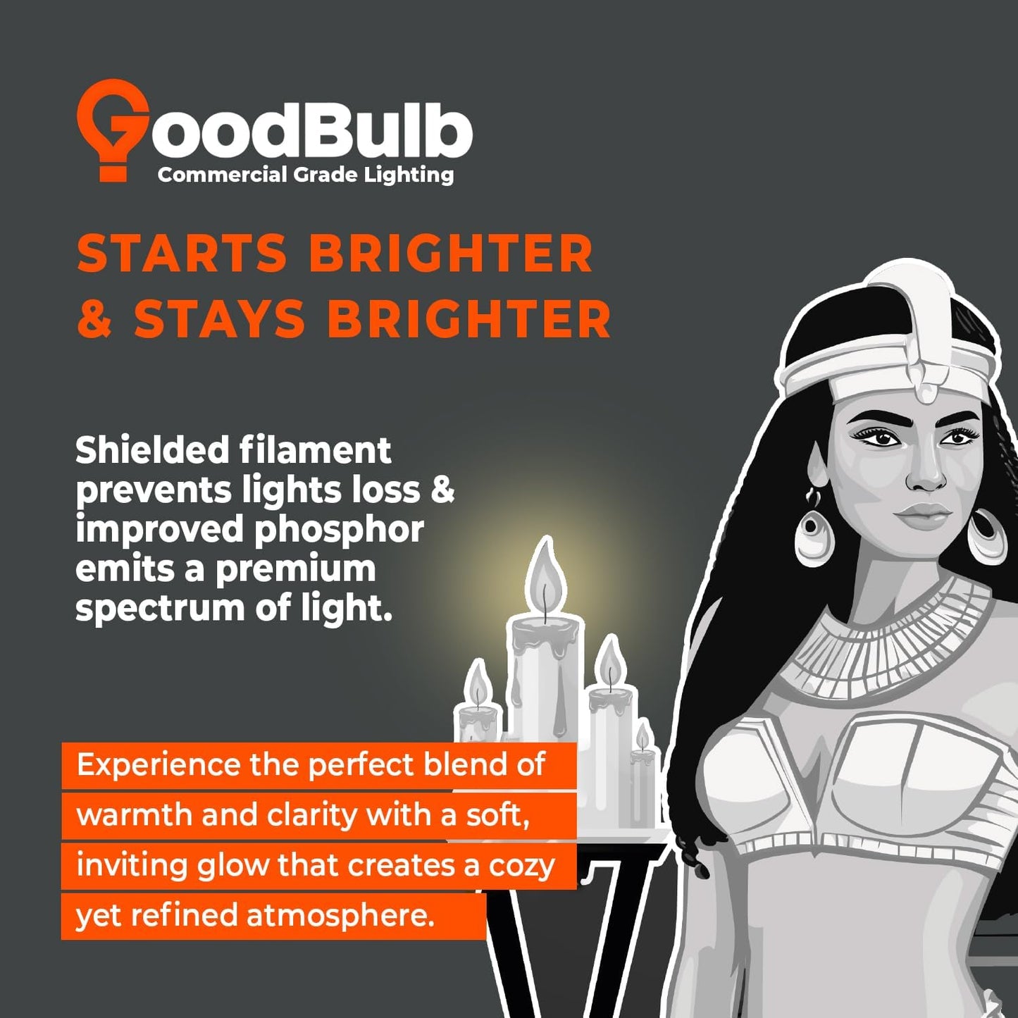 GoodBulb PLL36/830 36W 16.5" Twin Tube Compact Fluorescent Light Bulb 4-pin 2G11 Base 3000K Soft White 2400 Lumen 36000 Hour Long Life Biax Pack of 10