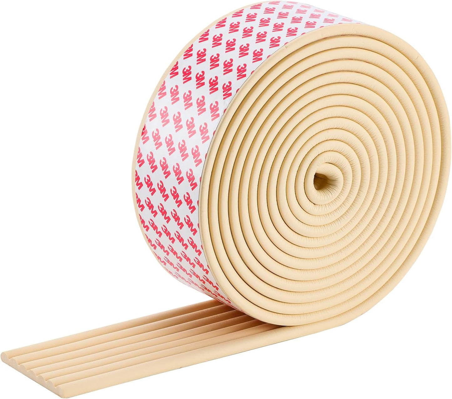 Corner Protector for Baby, Widen Edge Protector with Adhesive Backing, Baby Proofing Edge Corner Protectors Self Adhesive Furniture Corner Guard Bumper for Table, Desk, Fireplace (White, 16.4ft)