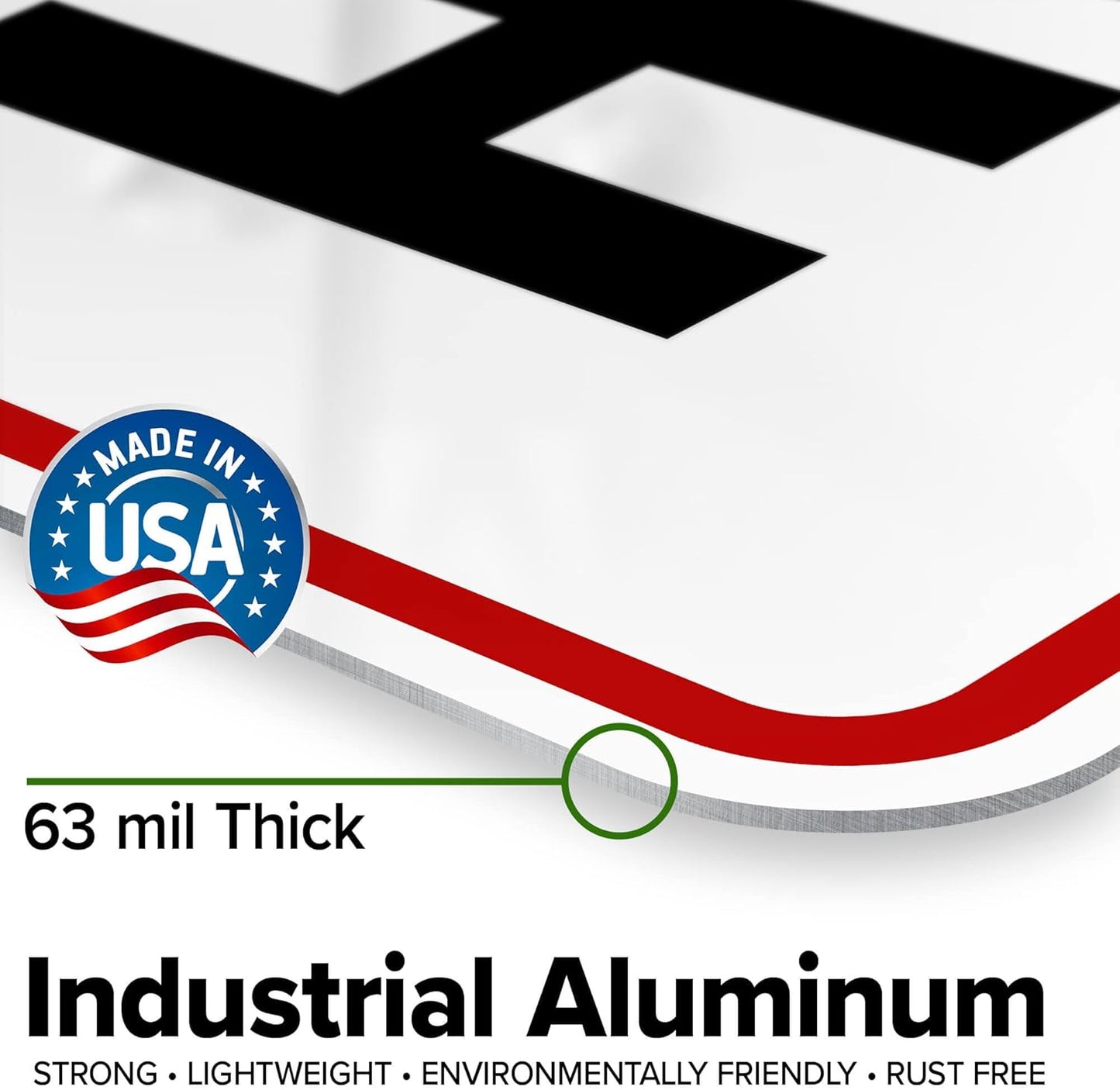 Custom Sign, Custom Sign for Business, Indoor/Outdoor use. 24x30 Inches, Rust Free .063 Aluminum, Fade Resistant, Made in USA by My Sign Center (Header)