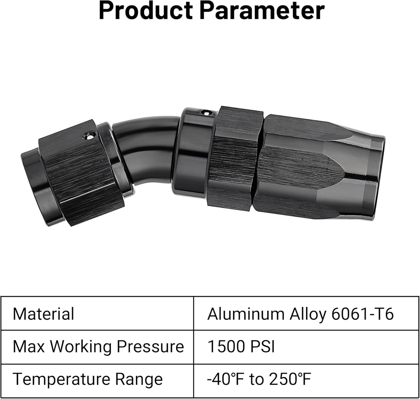EVIL ENERGY 4AN 30 Degree One Piece Full Flow Hose End Fitting Swivel For CPE Braided Hose