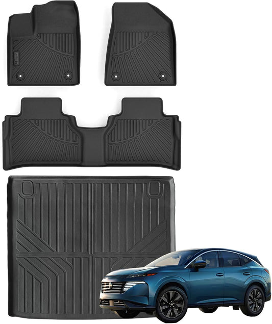 Floor Mats & Cargo Liners for 2025 Nissan Murano TPE All Weather Protection Car Floor Mats with Trunk Mat Accessories