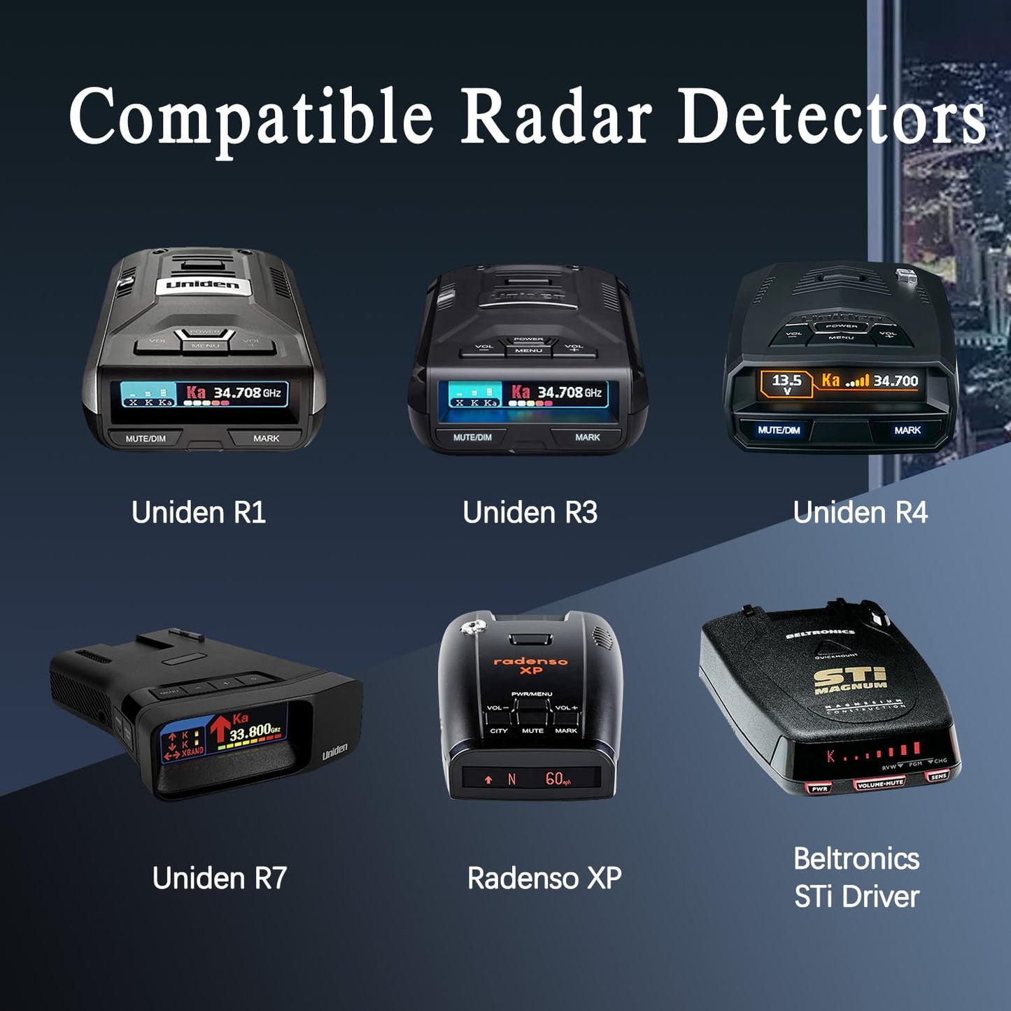 Radar Detector Cable, USB to RJ11 Plug Cord Compatible with Escort Passport 9500i, MAX360, Uniden R1 R3 R7, Beltronics,Radenso XP etc, 5Ft Length Replacement Radar Detector Cable