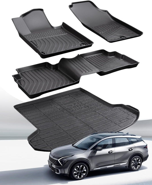 Weather Liner® Floor Mats for Kia Sportage 2023 2024 2025 2026, Not Hybrid PHEV