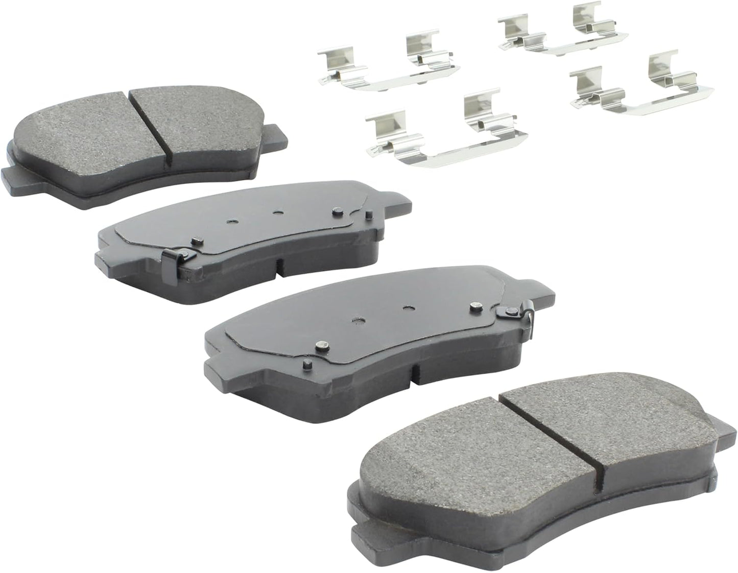 Premium Semi-Metallic Front Brake Pads (1001-1543AM) Compatible with Kia Forte5 2014-2016