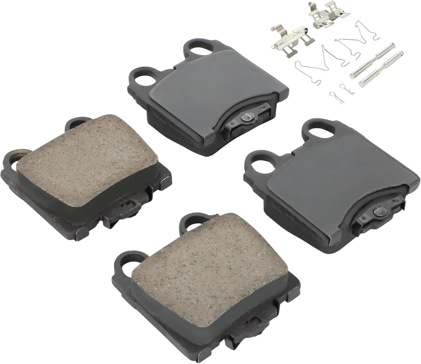 Premium Ceramic Rear Brake Pads (1001-0771C) Replacement for Lexus GS300 2005-1998, GS400 2000-1998, GS430 2005-2001, IS300 2005-2001, SC430 2010-2002