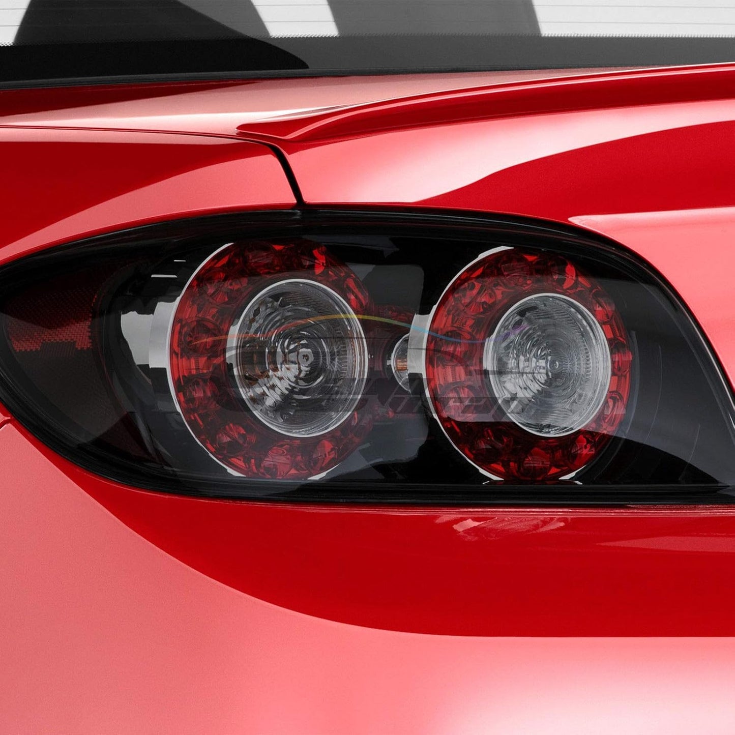 EZAUTO WRAP Free Tool Kit 12"x96" (1FT x 8FT) Glossy Medium Black Smoke Headlight Taillight Fog Light Side Marker Vinyl Tint Film Self Adhesive