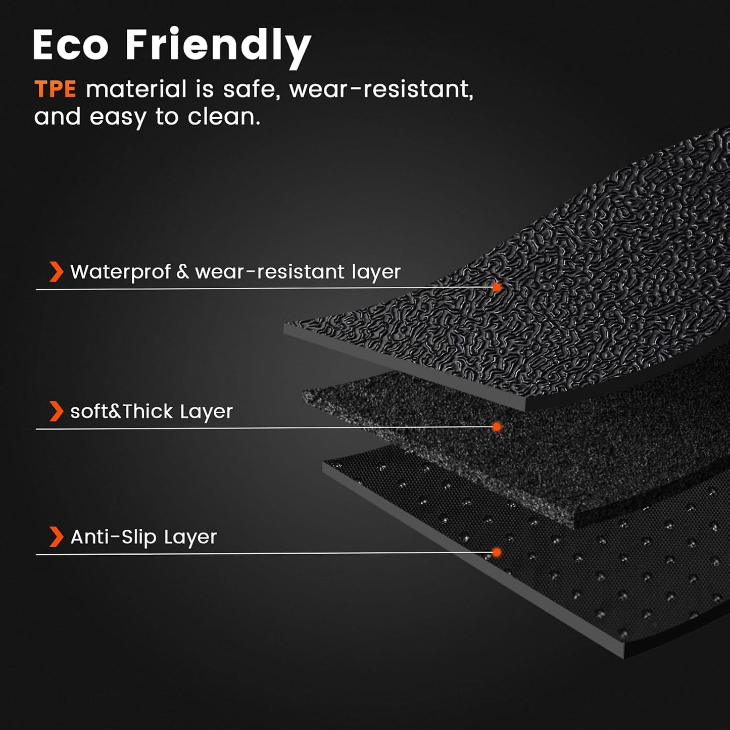 KMF Custom Fit Floor Mats for KIA K4 2025 Accessories, K4 Car Mat All Weather TPE Waterproof Car Floor Liners - Front & Rear 2 Row, LX, LXS, EX, and GT-line Turbo Anti-Slip Deep Grooves Car Mats