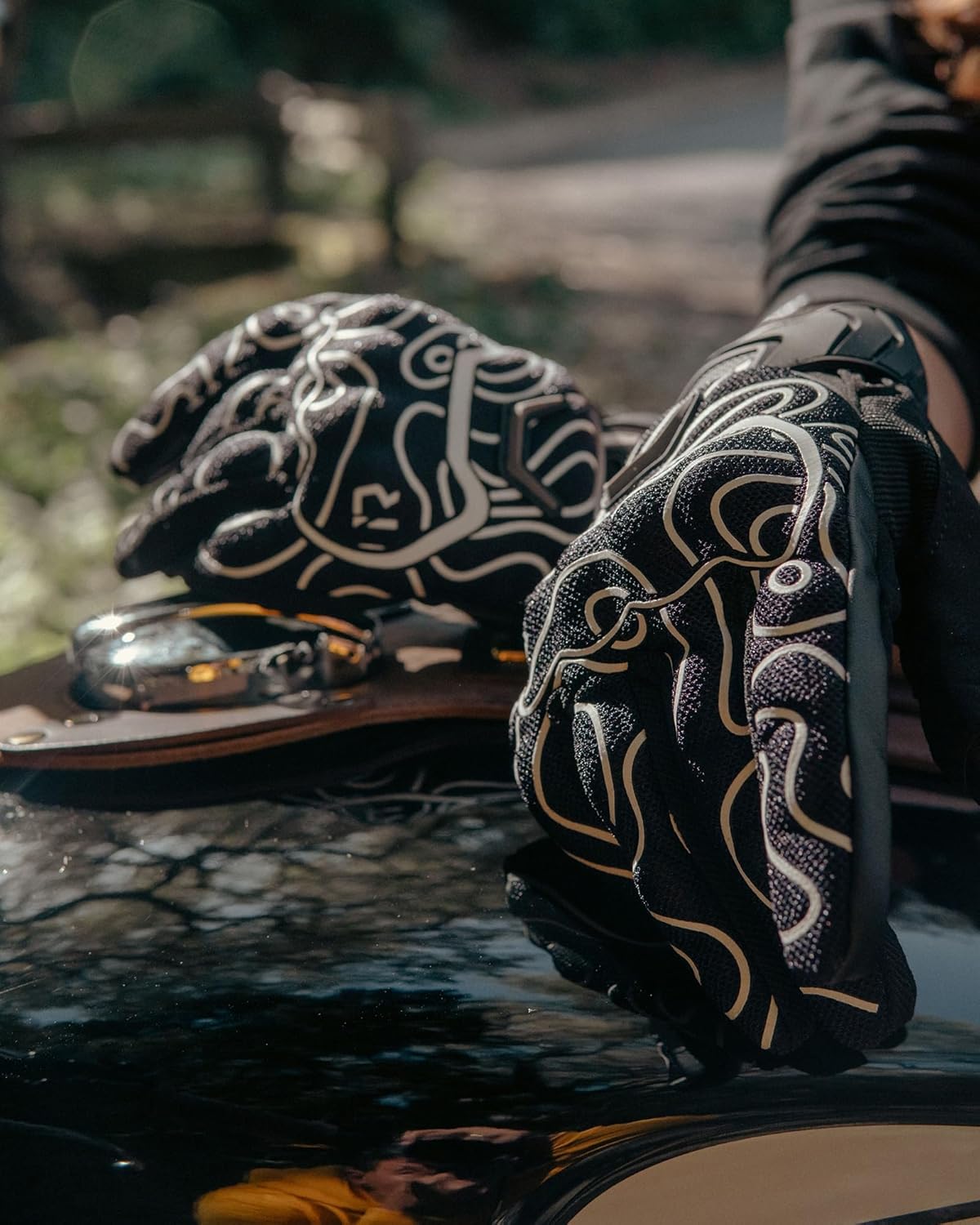 BORLENI Motorcycle Gloves Motorbike Glove Full Finger Knuckle Protection Padding Touch Screen for Women Men