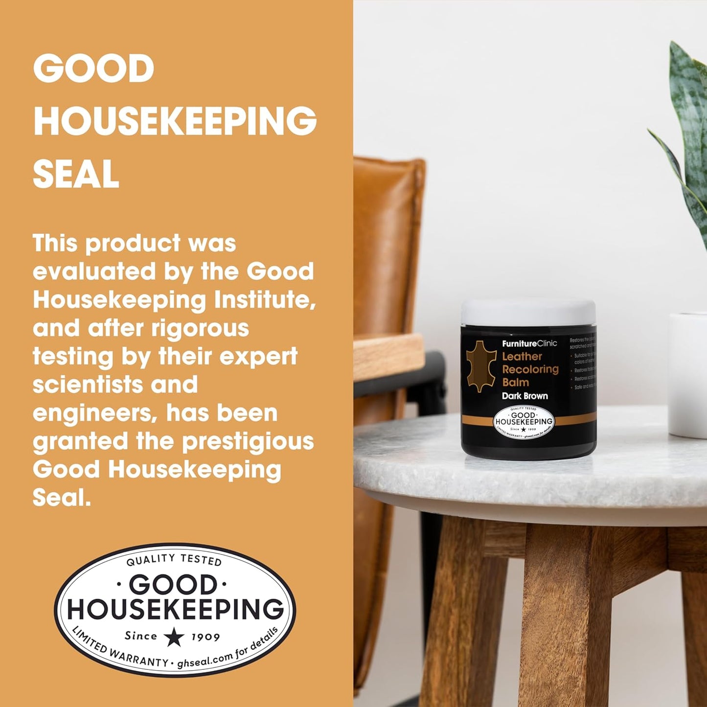 The Original Leather Recoloring Balm by Furniture Clinic - Bordeaux Leather Dye for Furniture, Couches & Car Seats - Restore Scratched, Faded, & Damaged Surfaces