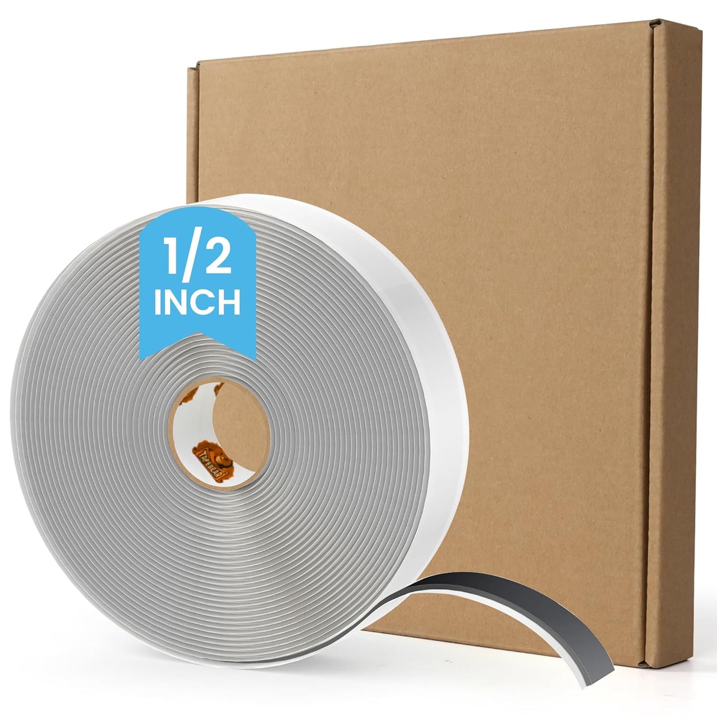 Butyl Putty Tape Black, 1/2" x 30' x 1/8" EDPM Butyl Rubber Sealant, Sound Dampener Automotive Butyl Tape, Stretchable RV Sealant Caulking Putty for Boat Sealing, EDPM Roof, Headlight