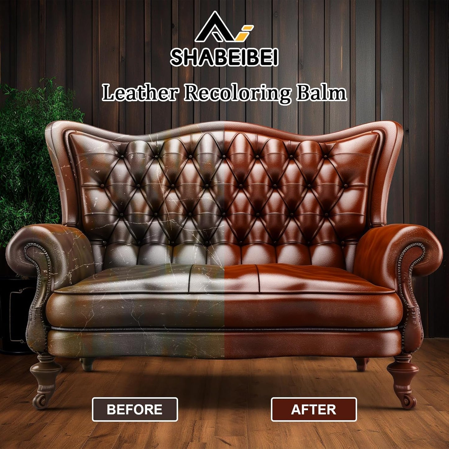 Leather Scratch Repair Balm-Leather Color Restorer for Couches Leather Scratch Remover for Carseat Boots Leather Couch Scratch Repair Couches (Red)