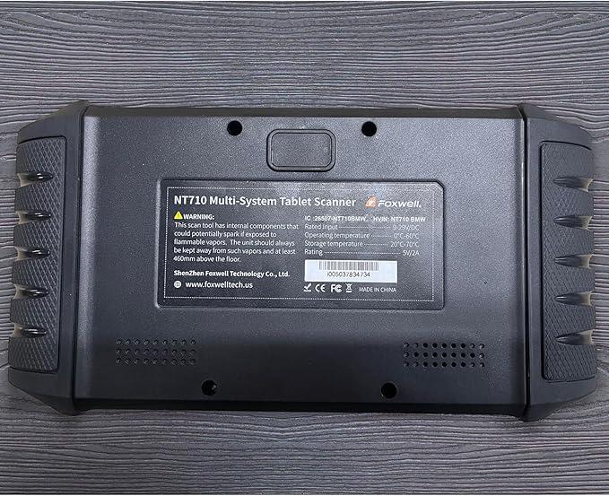 FOXWELL NT710 Scan Tool fit for BMW, Full-System Diagnostic Tool with Bi-Directional Control, All Reset Services, Battery Registration & ECU Coding fit for BMW/Mini/RR, Lifetime Free Update