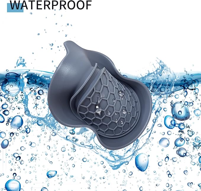 Amooca Car Cup Coaster Universal Non-Slip Cup Holders Bling Crystal Rhinestone Car Interior Accessories 4 Pack Grey