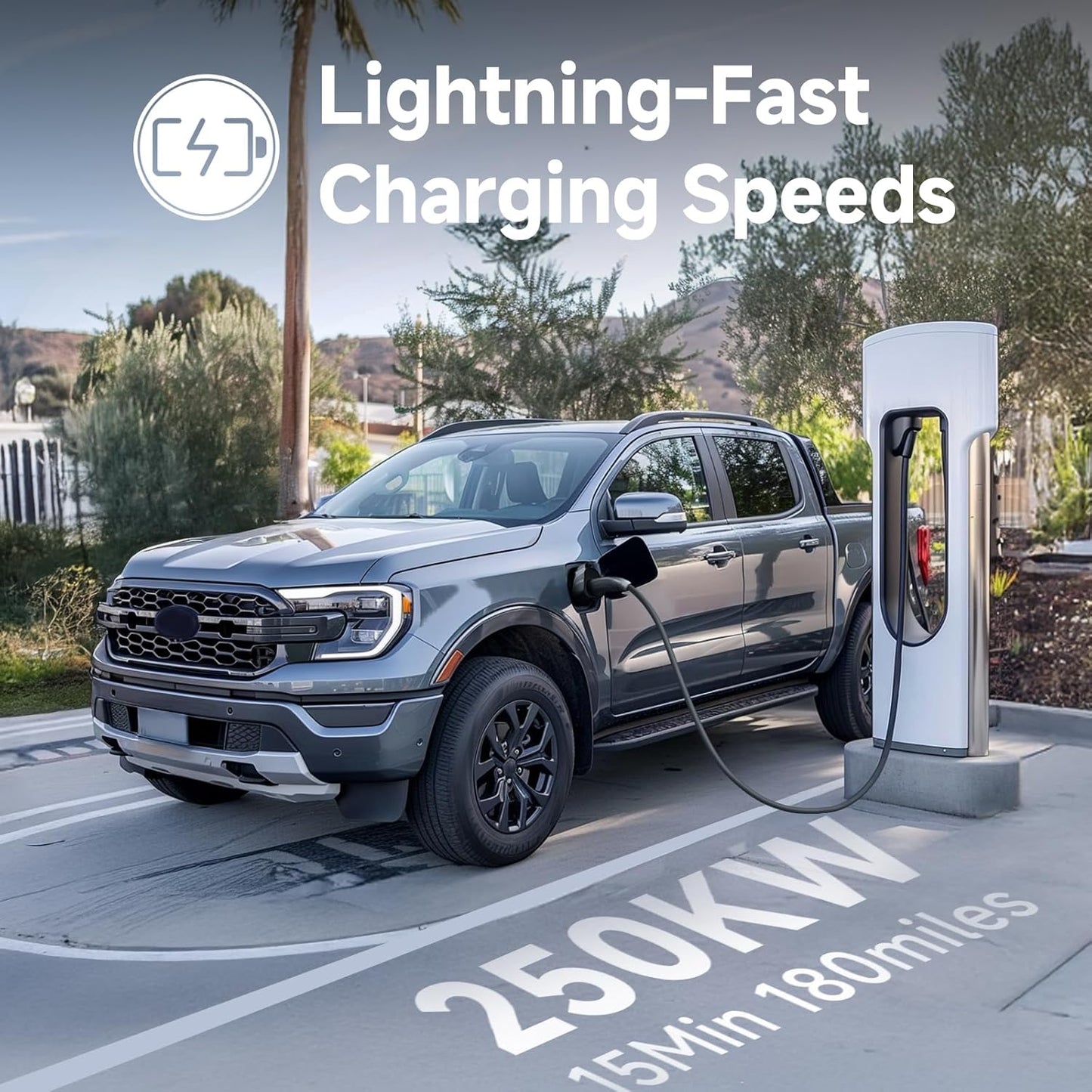 for Tesla Supercharger to CCS1 Adapter [Max 500A, 1000V] NACS to CCS Electric Vehicle Charging Adapter DC Fast Charging Fit for Rivian, Ford, GM, Volvo, Polestar EVs at Tesla Superchargers