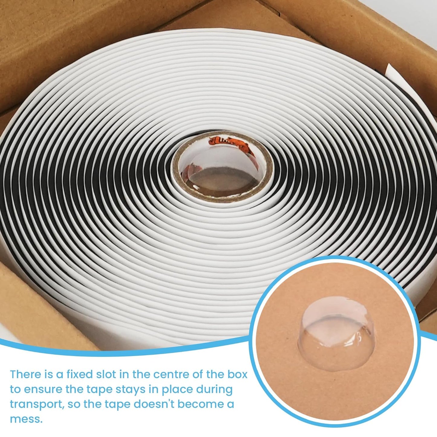 Butyl Putty Tape Black, 1/2" x 30' x 1/8" EDPM Butyl Rubber Sealant, Sound Dampener Automotive Butyl Tape, Stretchable RV Sealant Caulking Putty for Boat Sealing, EDPM Roof, Headlight, 4Rolls