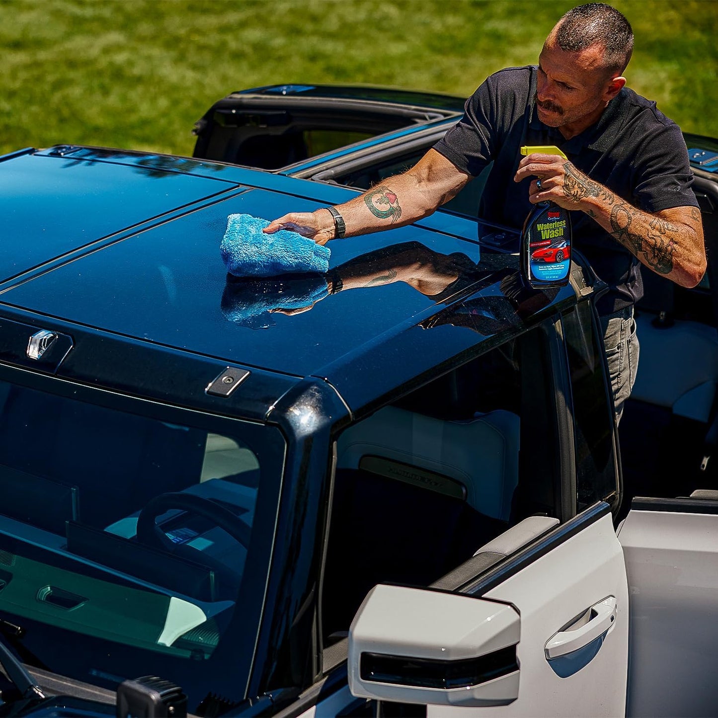 Stoner Car Care 92604-2PK Waterless Wash Car Detailing Spray – Safe, Scratch-Free Formula Quickly Cleans, Shines & Protects Cars, Trucks, Boats, Motorcycles, RVs & More – 22 Fl Oz, Pack of 2