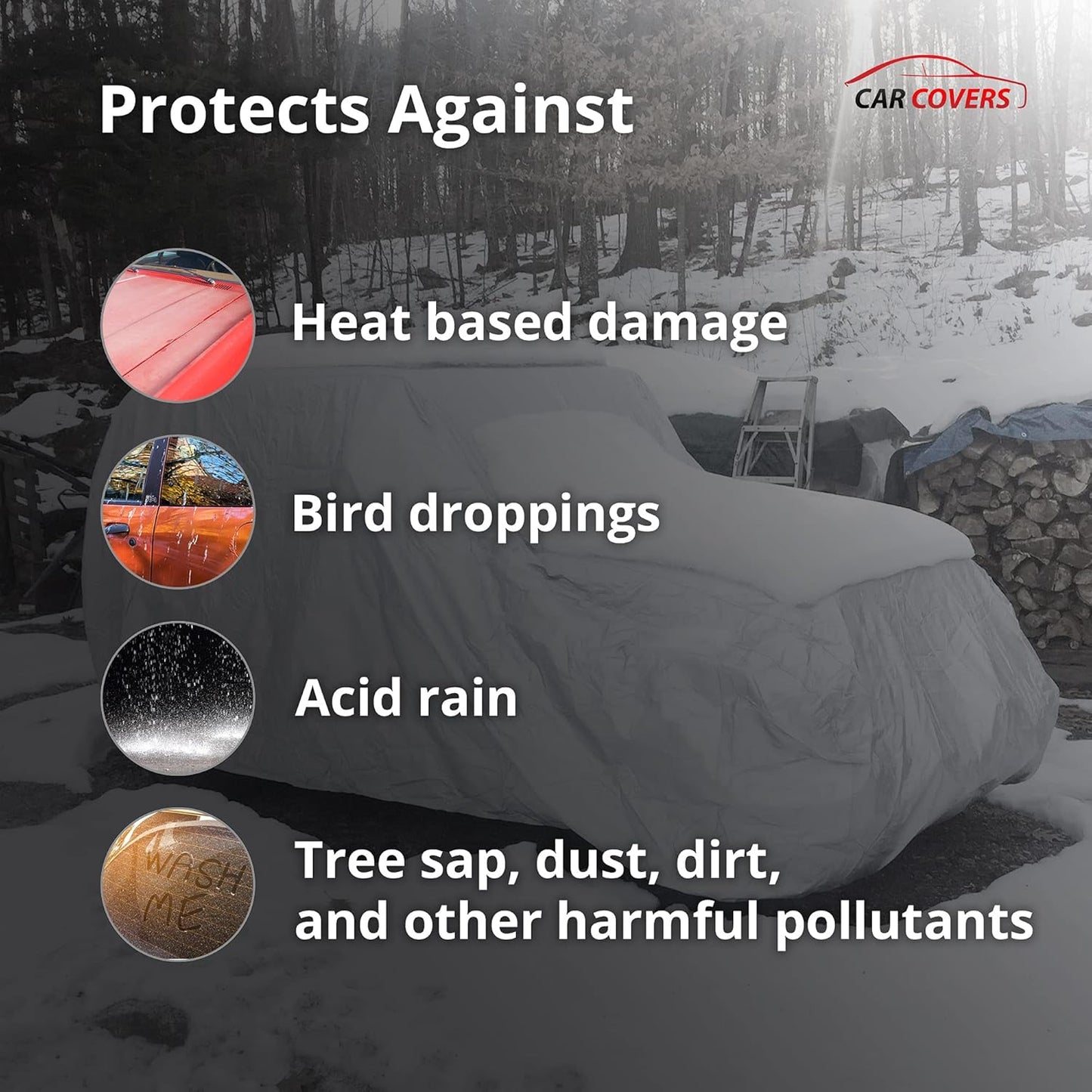 Car Covers Weatherproof Max Car Cover & Warranty Compatible with Porsche 1969-1971 911 C, D Series – Outdoor Cover Theft Cable Lock Car Accessories Better Than Waterproof