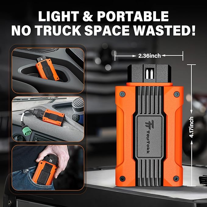 Emergency DPF Regener Tools, DPF Regeneration and Reset Device for Heavy Duty Trucks, DPF Regeneration Scanner – Engine Compatible with Cummins, Volvo, Caterpillar, Paccar and More Engines