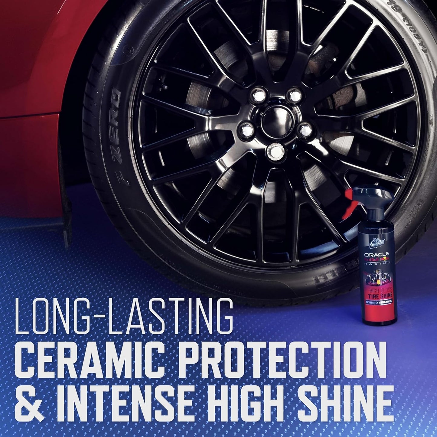 Armor All Podium Series 3-Piece Protect & Shine Car Detailing Kit Developed with Oracle Red Bull Racing, Includes Hybrid Ceramic Exterior Detailer, Tire Shine, and Interior Protectant, 16 fl oz Each