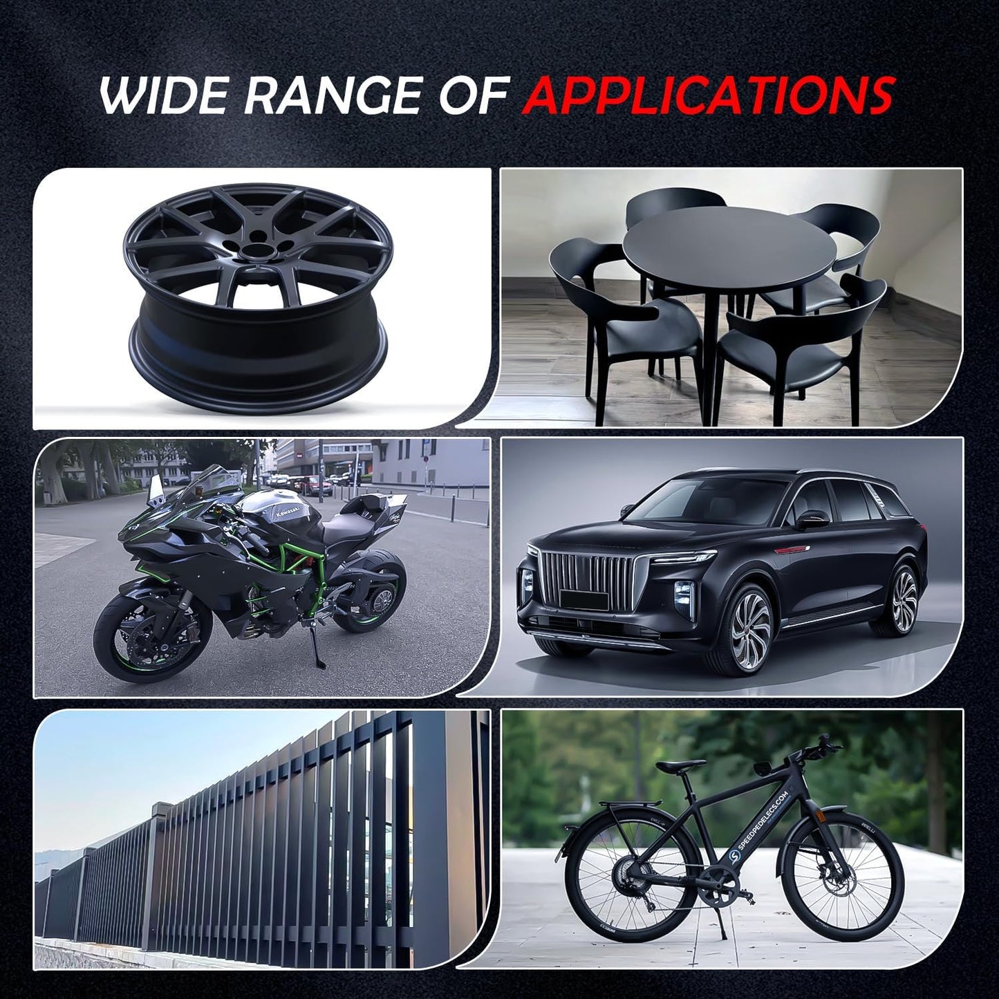 Black Rim Touch Up Paint. Wheel Scratch Repair Pen. Car Rim Paint Pen Quick And Easy Fix Rim Scratches,Rim Paint For Car Wheel Repair (2, Matte Black+Varnish)