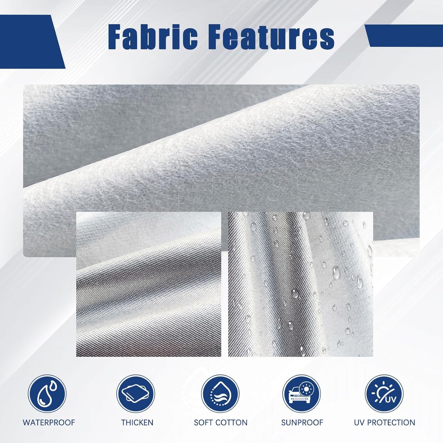 Kayme 6 Layers Car Cover Custom Fit for Lexus ES ES300 ES330 ES350 ES300h (2001-2025) Waterproof All Weather for Automobiles, Outdoor Full Cover Rain Sun UV Protection.Silver