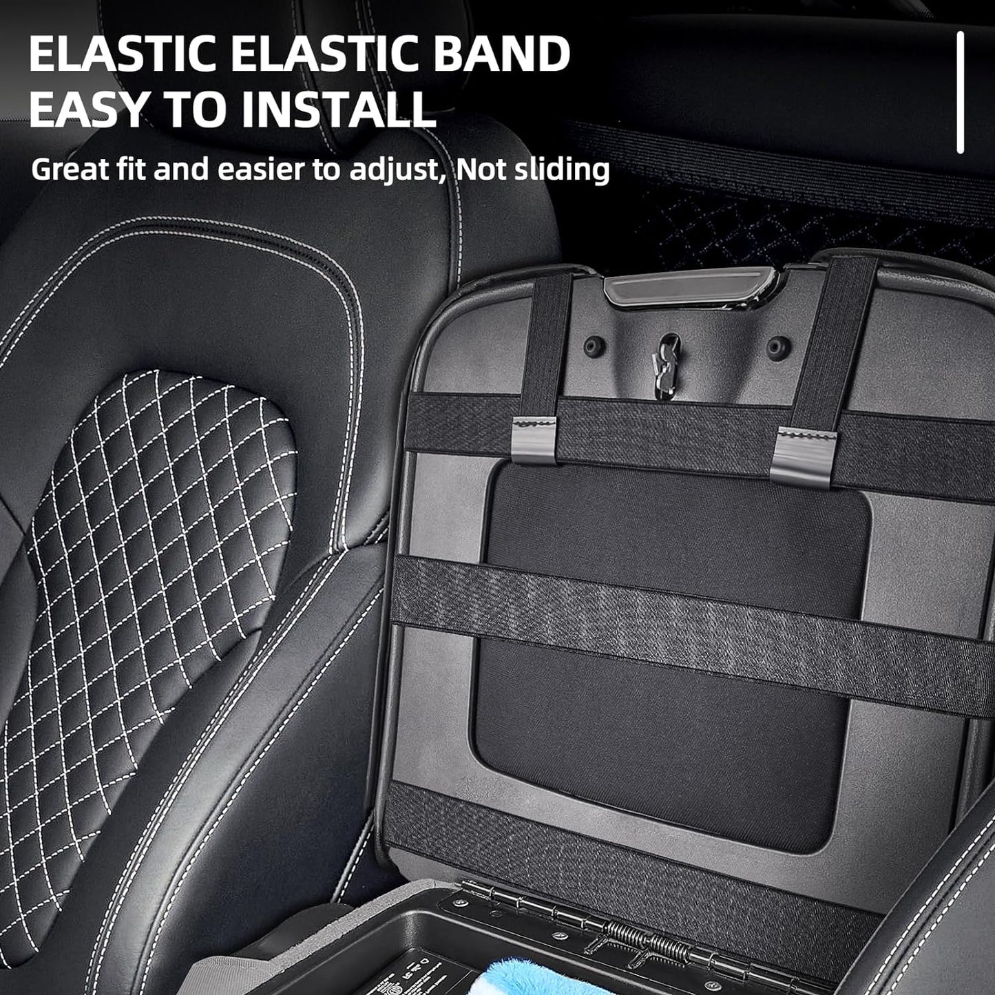 Center Console Cover Fit for 2013-2018 Dodge Ram 1500 & 2013-2023 Ram 2500/3500/1500 Classic Model for Jump Seat Console, Comfortable Armrest Cover Protector Customized Car Accessories