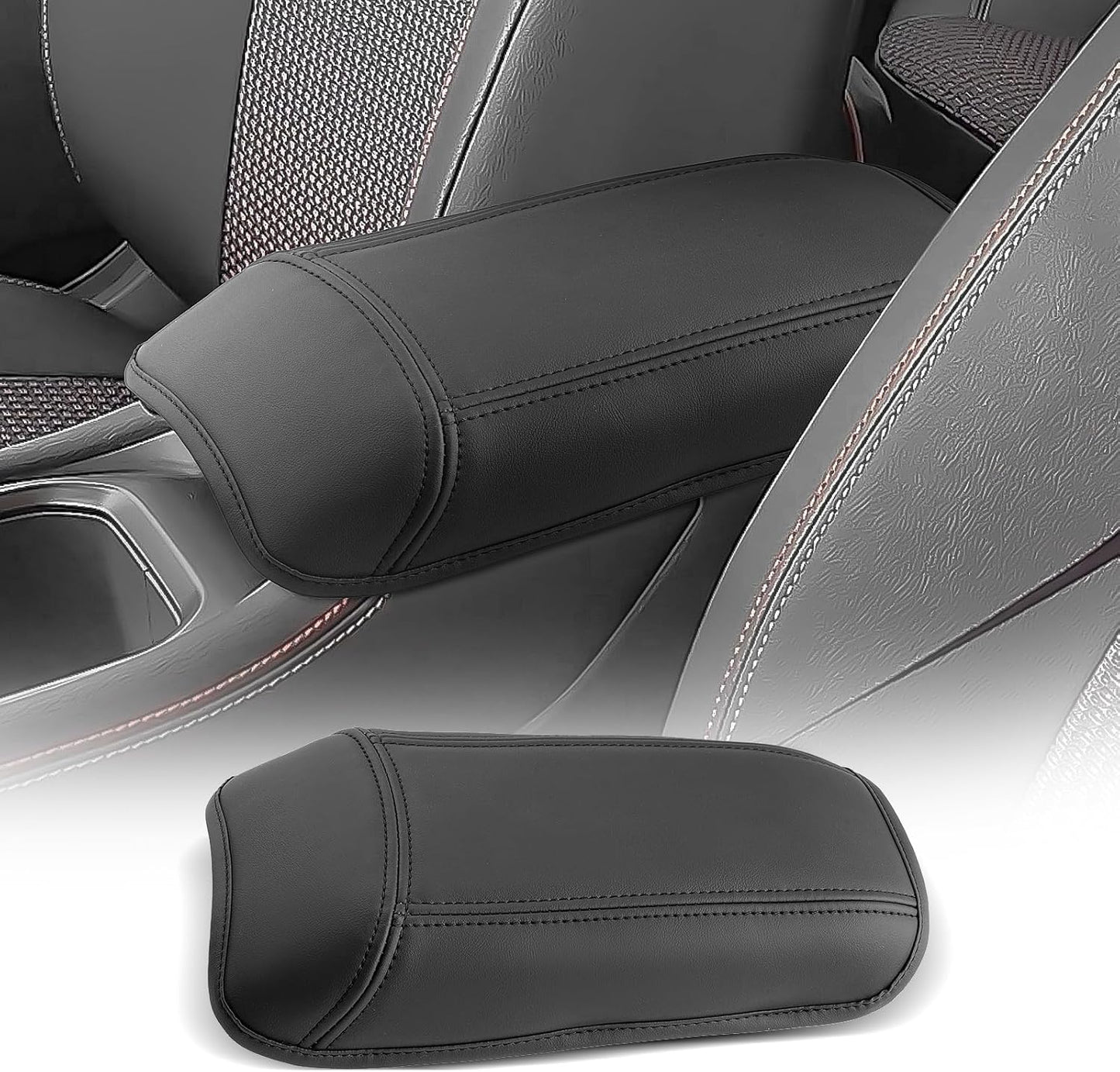 CDEFG for 2025 Nissan Kicks Center Console Cover Armrest Box Cover for Kicks (S, SV, SR) 2025+ Accessories Console Arm Rest Protector